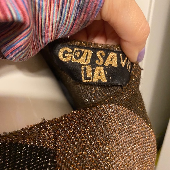 GoHANDKERCHIEF SHAWL COLLAR CARDIGAN SWEATER sz M - Picture 5 of 5